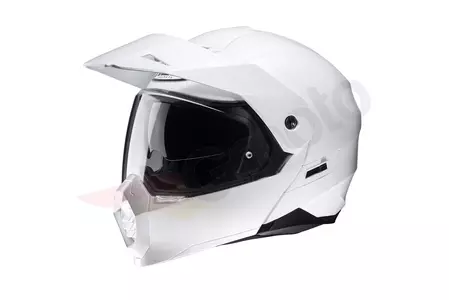 HJC C80 cască de motocicletă enduro PEARL WHITE L - C80-WHT-L