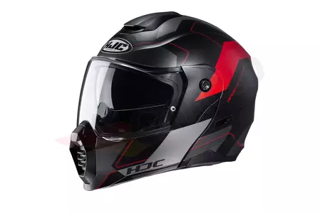 Motorcykel enduro-hjelm HJC C80 ROX BLACK/RED L-2