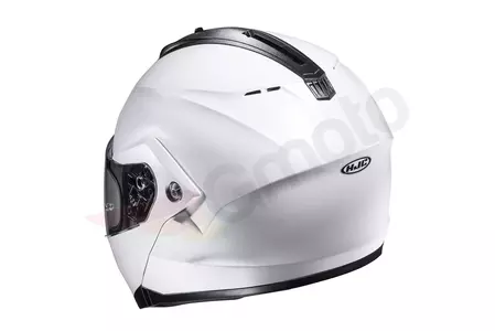 HJC C91 PEARL WHITE L capacete de maxilar para motociclos-3