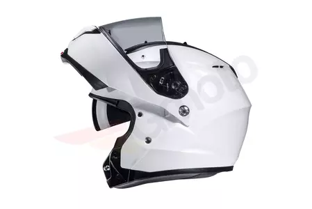 HJC C91 PEARL WHITE L capacete de maxilar para motociclos-4