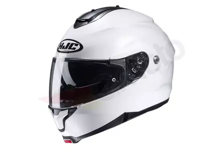 HJC C91 PEARL WHITE M casco moto jaw - C91-WHT-M