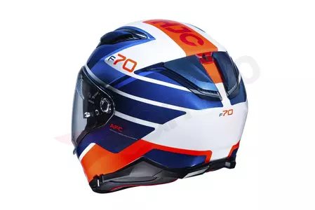HJC F70 TINO AZUL/BRANCO/VERMELHO capacete integral de motociclista L-3