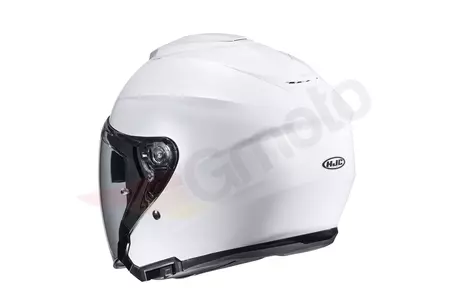 HJC I30 PEARL WHITE casco moto aperto L-2
