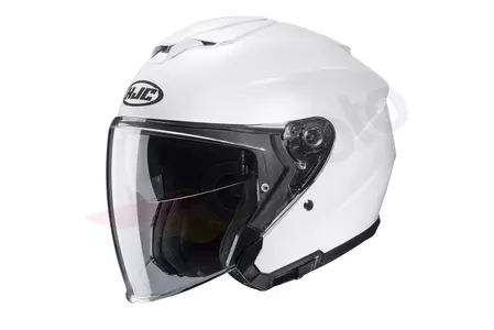 Motocyklová přilba HJC I30 PEARL WHITE S s otevřeným obličejem - I30-WHT-S