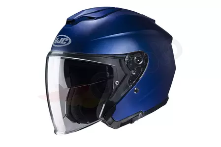 HJC I30 SEMI FLAT METALLIC BLUE open face moottoripyöräkypärä L-1