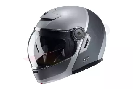 HJC V90 MOBIX GREY/SILVER L casco moto mandíbula-1