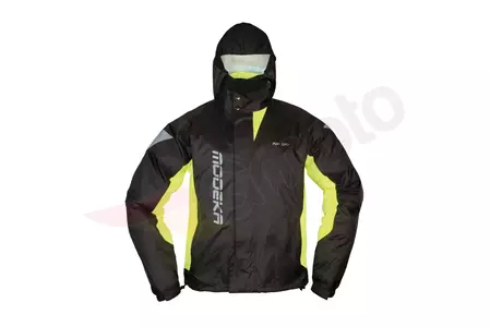 Modeka AX-DRY II giacca antipioggia nero-neon XXL - 080291431AG
