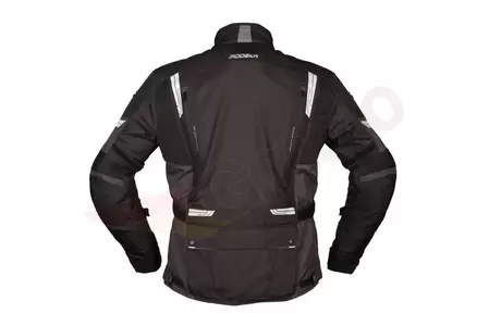 Modeka Aeris II giacca da moto in tessuto nero-grigio scuro 6XL-2