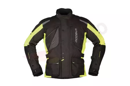 Tekstilna motociklistička jakna Modeka Aeris II, crna i neon, 10XL-1