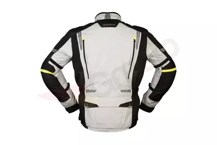 Modeka Aeris II chaqueta de moto textil negro ceniza 10XL-2