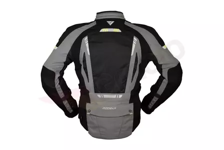 Modeka AFT AIR šedo-čierna textilná bunda na motorku 3XL-2