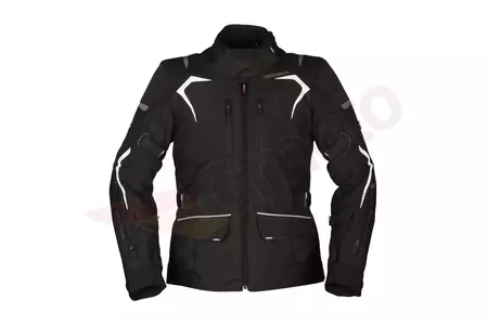 Modeka Elaya Lady giacca da moto in tessuto bianco e nero 36-1