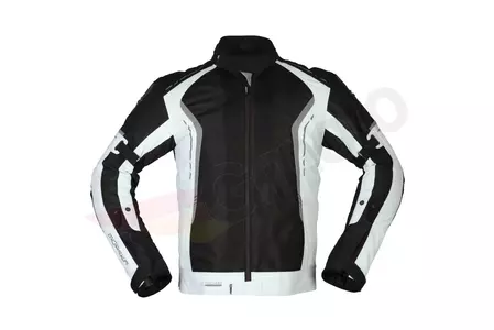 Modeka Khao Air chaqueta de moto textil negro y ceniza S-1