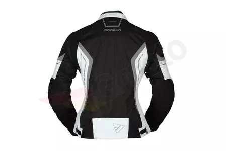 Modeka Khao Air Lady jachetă de motocicletă din material textil negru și cenușă 36-2