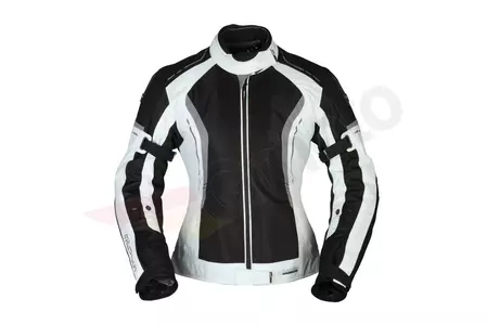 Modeka Khao Air Lady jachetă de motocicletă din material textil negru și cenușă 44-1