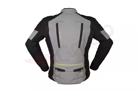 Modeka Viper LT textilná bunda na motorku šedo-čierna 6XL-2