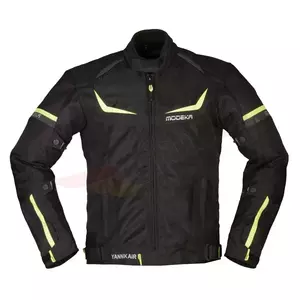 Modeka Yannik Air tekstilna motoristička jakna crna i neonska M-1