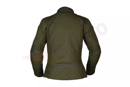 Thiago Dámská textilní bunda na motorku olivově zelená 36-2