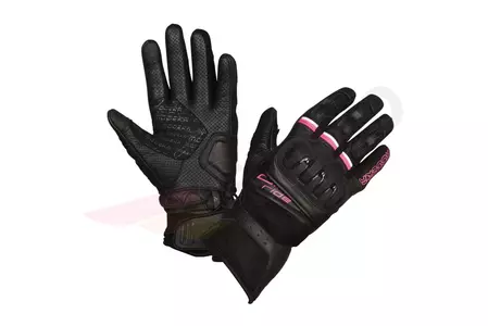 Modeka Air Ride Lady γάντια μοτοσικλέτας μαύρο-ροζ DL - 070100419DE