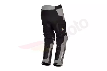 Modeka AFT AIR pantaloni da moto in tessuto grigio-nero 5XL-2