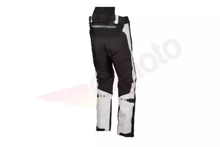 Modeka Lonic pantaloni de motocicletă din material textil negru cenușă M-2