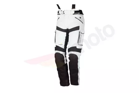 Modeka Tacoma III pantalones de moto textil ceniza 5XL-1