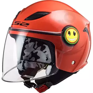 LS2 OF602 FUNNY JUNIOR RED M casco de moto infantil abierto - AK3060210324