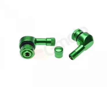 Kolesni ventil zelene barve-1