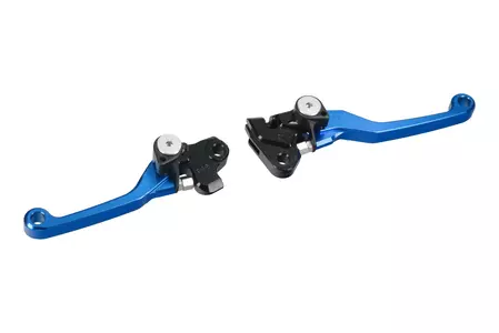 CNC Brems- und Kupplungshebel Yamaha YZ blau-2