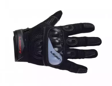 Motoristične rokavice črne in sive mrežaste Leoshi XL