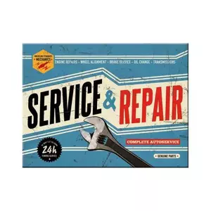 Kylskåpsmagnet 6x8cm Service och reparation-1