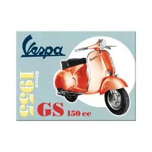 Hűtőszekrény mágnes 6x8cm Vespa GS150 1955 óta - 14384