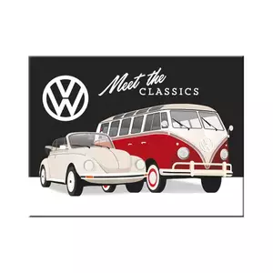 6x8cm VW Meet The Classics køleskabsmagnet-1