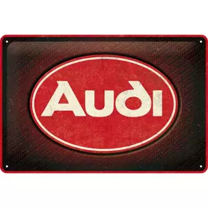 Plechový plagát 20x30cm Audi Red Shine - 22326