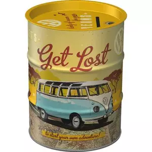 Caixa de dinheiro do barril VW Bulli Get Lost - 31503