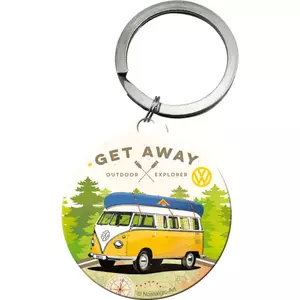 VW Bulli Let's Get Away nyckelring - 48027