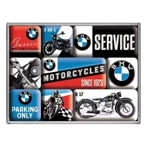 Kühlschrankmagnete Satz von 9 Stück BMW Motorrädern-1