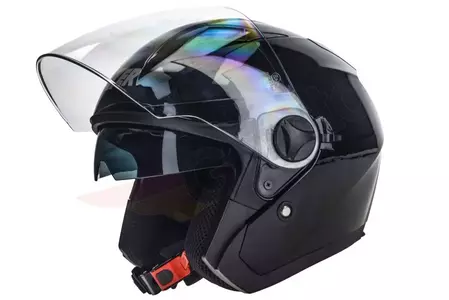 Lazer Orlando Z-Line motorcykelhjälm med öppet ansikte svart 2XL-1