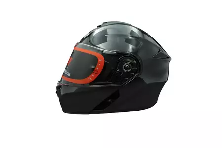 Lazer Paname 2 Z-Line negro metal XS moto mandíbula casco-6