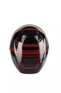 Lazer Rafale Darkside capacete integral de motociclista preto vermelho L-4