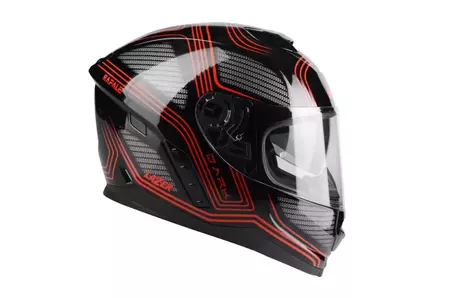 Lazer Rafale Darkside integralus motociklininko šalmas juodas raudonas XL-1