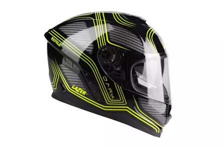 Lazer Rafale Darkside capacete integral de motociclista preto amarelo L-1