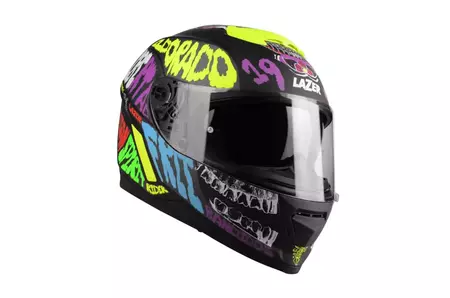Lazer Rafale Mexicana capacete integral de motociclista preto multicolorido L-2