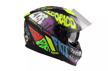Lazer Rafale Mexicana capacete integral de motociclista preto multicolorido L-3