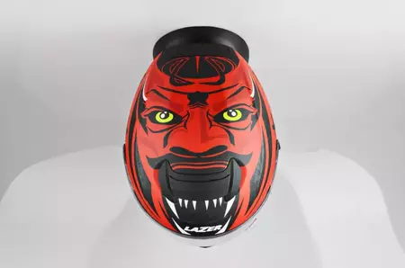 Lazer Rafale Oni capacete integral de motociclista vermelho vermelho preto L-6