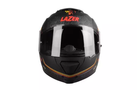 Lazer Rafale Phoenix capacete integral de motociclista preto amarelo vermelho L-2