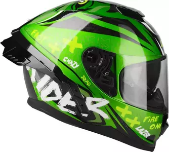 Lazer Rafale SR Oni Green capacete integral de motociclista preto verde M