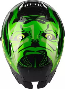 Lazer Rafale SR Oni Green Oni Cască de motocicletă integrală negru verde M-4