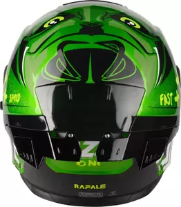 Lazer Rafale SR Oni Green integrálna motocyklová prilba čierna zelená XL-2