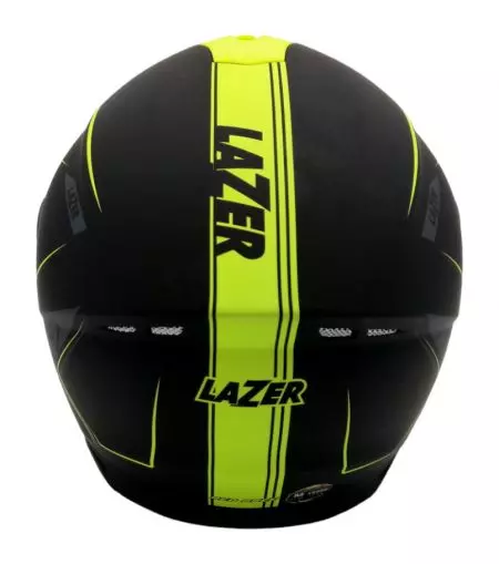 Lazer Vertigo Evo Race capacete integral de motociclista preto amarelo L-2